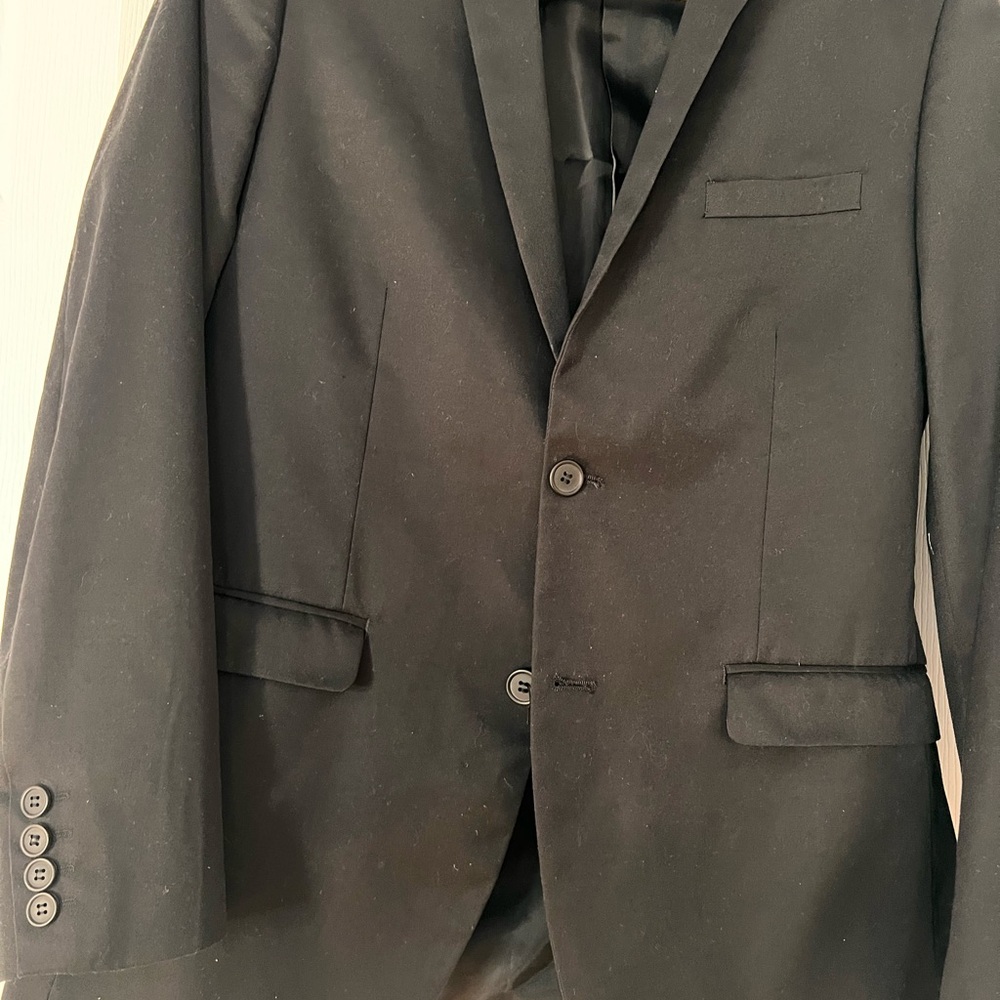 Men's Classic Black Cotton Blazer by H&M